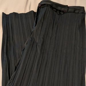 Fashion Bug Jet Black Dress Pants/Pink Lining